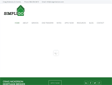 Tablet Screenshot of craignickerson.com